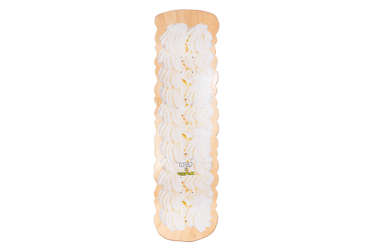 NOCT x EGGTALL buttercream cake skateboard